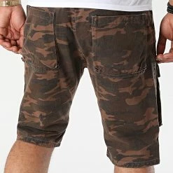 Nouveau 🤩 Short Cargo 1010 Marron Camouflage de Classic Series 🔔 9 Nouveau 🤩 Short Cargo 1010 Marron Camouflage de Classic Series 🔔 -Classic Series Soldes classic series 270921 S 1010 KAHVE 20210621T114458 04