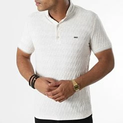 Acheter 🔥 Polo Manches Courtes 1080 Beige Chiné de Classic Series 👏 -Classic Series Soldes classic series 272038 21Y 1080 BEJ 20210702T143710 03