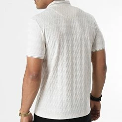 Acheter 🔥 Polo Manches Courtes 1080 Beige Chiné de Classic Series 👏 -Classic Series Soldes classic series 272038 21Y 1080 BEJ 20210702T143712 04