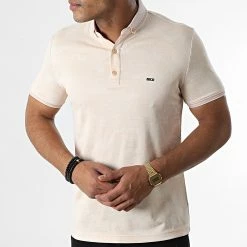 Grosses soldes 💯 Polo Manches Courtes 1089 Orange Clair de Classic Series 🛒 -Classic Series Soldes classic series 272151 21Y 1089 KAVUN 20210702T143555 03