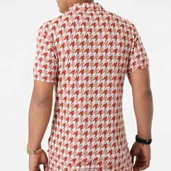 Bon marché 🌟 Ensemble Chemise Manches Courtes Short G21-155T Orange Blanc de Classic Series 🎁 -Classic Series Soldes classic series 272813 G21 155T KIREMIT 20210712T161823 04