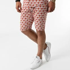 Bon marché 🌟 Ensemble Chemise Manches Courtes Short G21-155T Orange Blanc de Classic Series 🎁 -Classic Series Soldes classic series 272813 G21 155T KIREMIT 20210712T161825 05