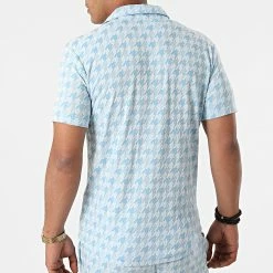 Budget 🤩 Ensemble Chemise Manches Courtes Short G21-155T Bleu Ciel Blanc de Classic Series 👏 -Classic Series Soldes classic series 272816 G21 155T MAVI 20210712T161944 04