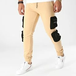 Budget 🔥 Pantalon Jogging DP 3D Beige de Classic Series 😀