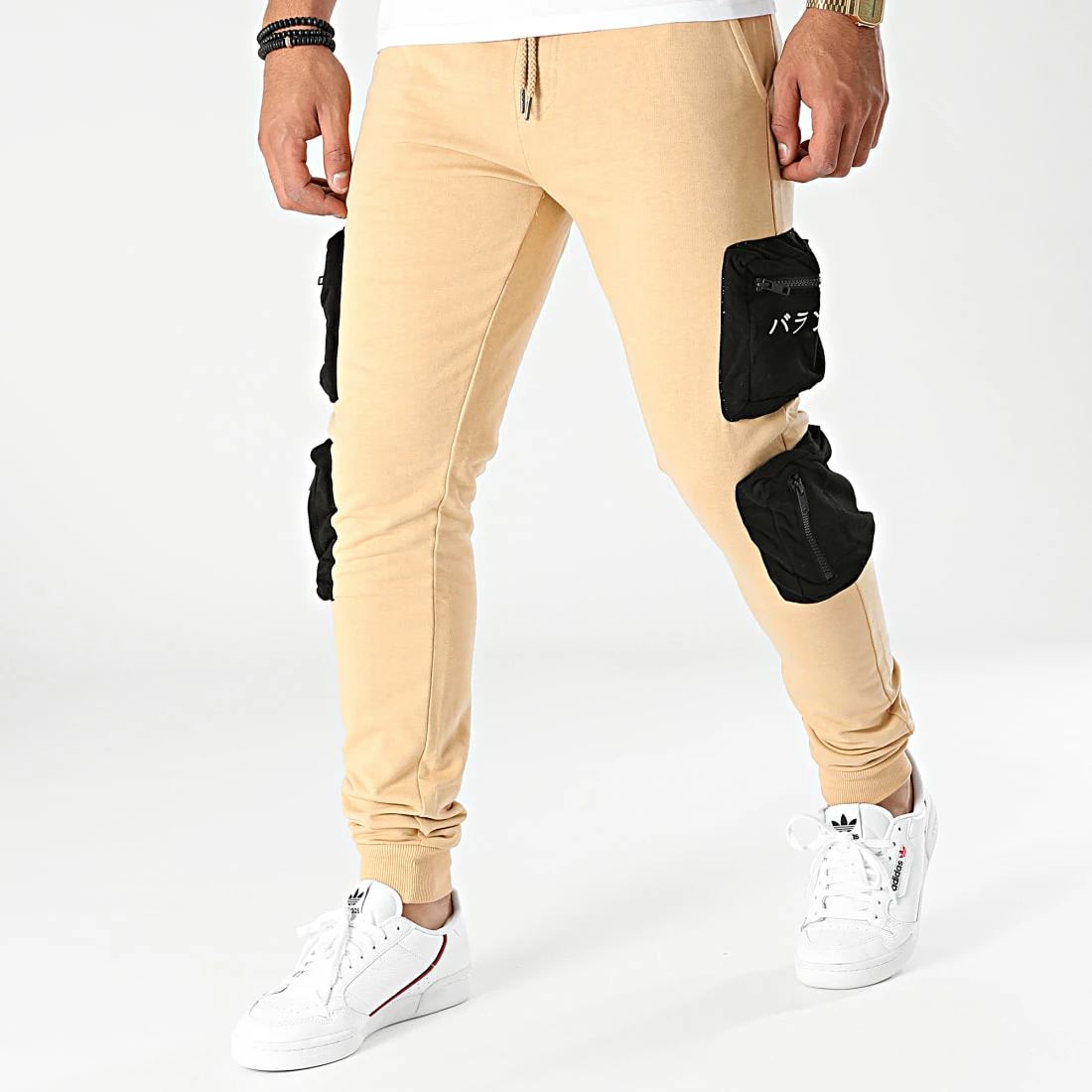 Budget 🔥 Pantalon Jogging DP 3D Beige de Classic Series 😀 2 Budget 🔥 Pantalon Jogging DP 3D Beige de Classic Series 😀