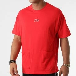Le moins cher 🔥 Tee 👕 Shirt Poche 21763 Rouge de Classic Series 🥰