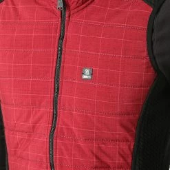 Remise 🧨 Veste Zippée Sans Manches 20K-2006 Rouge Noir de Classic Series 👍 -Classic Series Soldes classic series 274469 20K 2006 KIRMIZI 20210722T123529 02