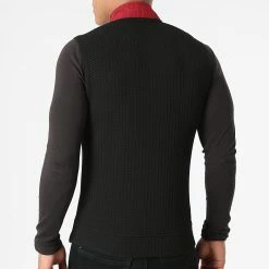 Remise 🧨 Veste Zippée Sans Manches 20K-2006 Rouge Noir de Classic Series 👍 -Classic Series Soldes classic series 274469 20K 2006 KIRMIZI 20210722T123531 04