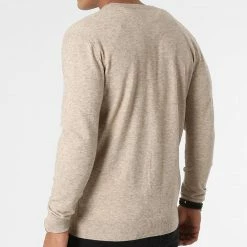 Budget 😍 Gilet Col V Claude 6744 Beige Chiné de Classic Series 🥰 -Classic Series Soldes classic series 274668 6744 BEIGE 20210722T123546 04