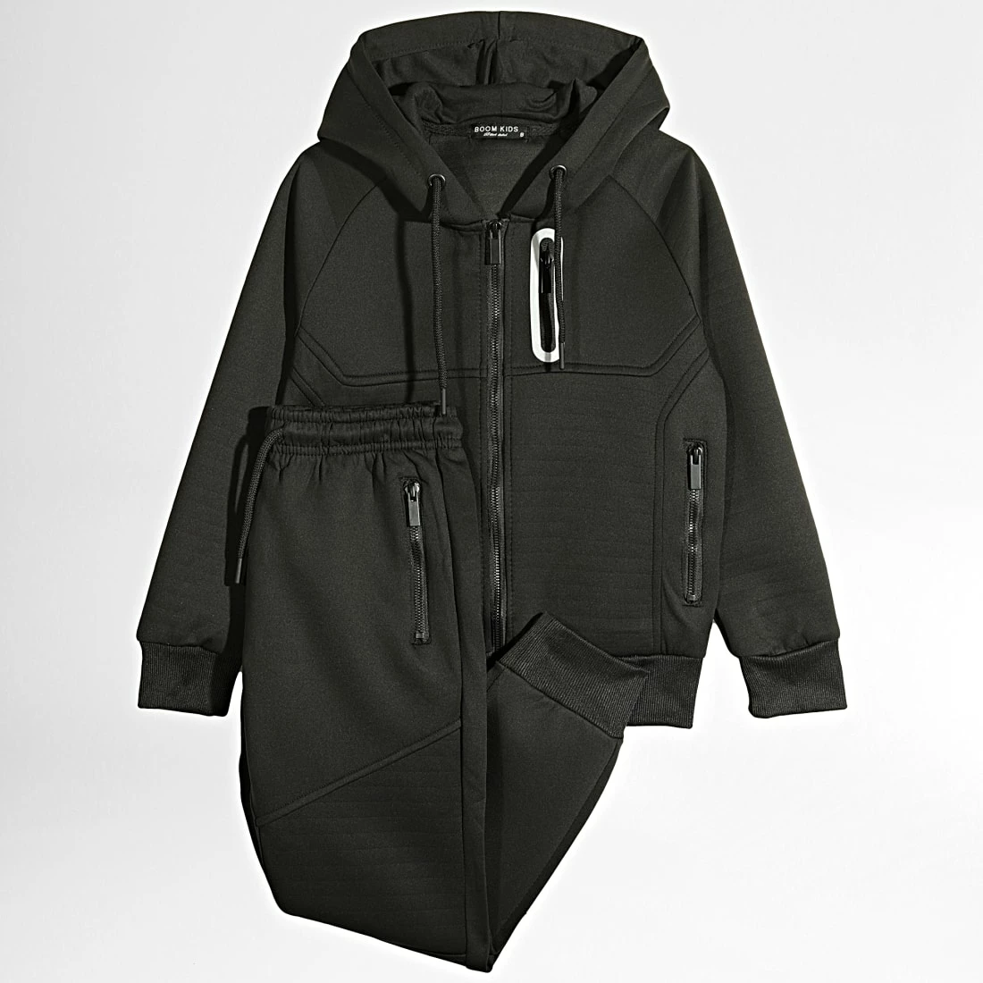 Grosses soldes ⌛ Ensemble De Survetement Enfant BL-700 Noir de Classic Series 🤩 3 Grosses soldes ⌛ Ensemble De Survetement Enfant BL-700 Noir de Classic Series 🤩