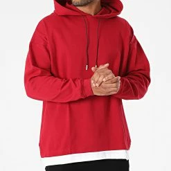 Bon marché 🎉 Tee 👕 Shirt Manches Longues A Capuche G21-182 Bordeaux de Classic Series ✔️ -Classic Series Soldes classic series 281845 G21 182 WINE 20210901T163335 03