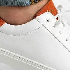 Top 10 🔔 Baskets Vincent White Orange de Classic Series 🤩 -Classic Series Soldes classic series 282430 VINCENTPU 21 WHITE ORANGE 20210917T171707 02