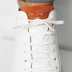 Top 10 🔔 Baskets Vincent White Orange de Classic Series 🤩 -Classic Series Soldes classic series 282430 VINCENTPU 21 WHITE ORANGE 20210917T171708 03