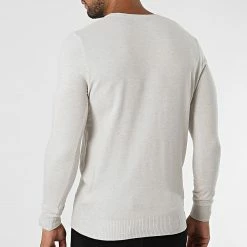 Offres 🥰 Pull Col V 662 Beige de Classic Series 🥰 -Classic Series Soldes classic series 282784 J662 1 20210908T161918 04