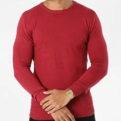 Vente flash 🌟 Pull 661 Bordeaux de Classic Series 🎉 -Classic Series Soldes classic series 282809 J661 11 20210908T164259 03