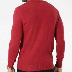 Vente flash 🌟 Pull 661 Bordeaux de Classic Series 🎉 -Classic Series Soldes classic series 282809 J661 11 20210908T164300 04