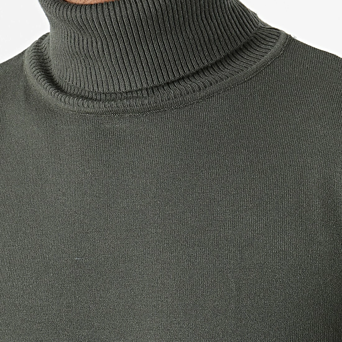 Nouveau ❤️ Pull Col Roulé 663 Vert Kaki de Classic Series 🤩 4 Nouveau ❤️ Pull Col Roulé 663 Vert Kaki de Classic Series 🤩 – Image 2