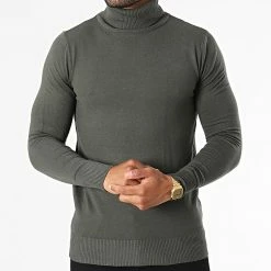 Nouveau ❤️ Pull Col Roulé 663 Vert Kaki de Classic Series 🤩 8 Nouveau ❤️ Pull Col Roulé 663 Vert Kaki de Classic Series 🤩 -Classic Series Soldes classic series 282823 J663 18 20210908T161730 03