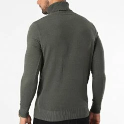 Nouveau ❤️ Pull Col Roulé 663 Vert Kaki de Classic Series 🤩 9 Nouveau ❤️ Pull Col Roulé 663 Vert Kaki de Classic Series 🤩 -Classic Series Soldes classic series 282823 J663 18 20210908T161731 04