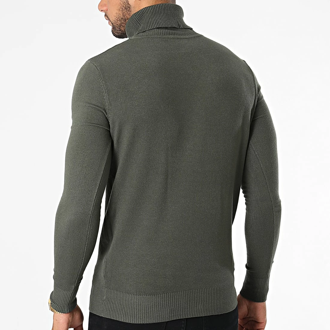 Nouveau ❤️ Pull Col Roulé 663 Vert Kaki de Classic Series 🤩 6 Nouveau ❤️ Pull Col Roulé 663 Vert Kaki de Classic Series 🤩 – Image 4
