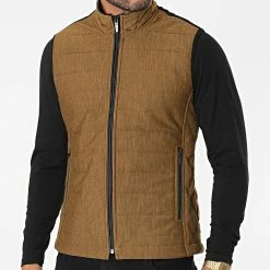Nouveau 👍 Veste Zippée Sans Manches 2000 Camel Chiné de Classic Series 🧨