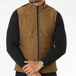 Nouveau 👍 Veste Zippée Sans Manches 2000 Camel Chiné de Classic Series 🧨 -Classic Series Soldes classic series 283054 20K 2000 TUTUN 20210908T163651 03