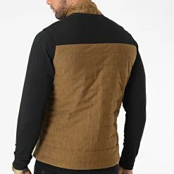 Nouveau 👍 Veste Zippée Sans Manches 2000 Camel Chiné de Classic Series 🧨 -Classic Series Soldes classic series 283054 20K 2000 TUTUN 20210908T163652 04