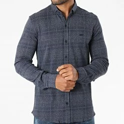 Sortie ❤️ Chemise Manches Longues 21k-2033 Bleu Marine de Classic Series 🤩 -Classic Series Soldes classic series 283149 21K2033 LACIVRT 20210908T162121 03