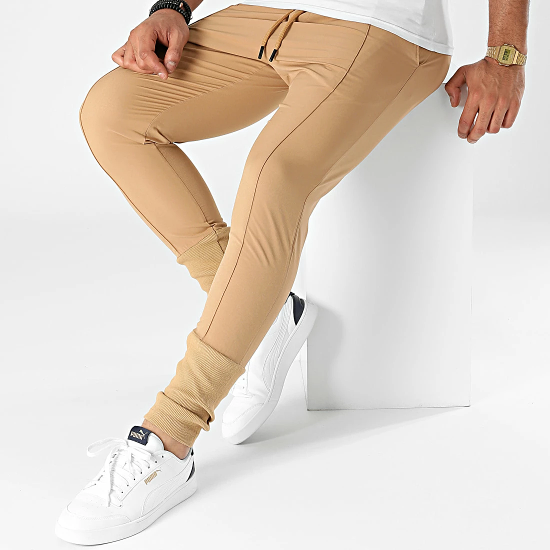 Remise 😍 Pantalon Jogging P5269 Beige Foncé de Classic Series ❤️ 5 Remise 😍 Pantalon Jogging P5269 Beige Foncé de Classic Series ❤️ – Image 3
