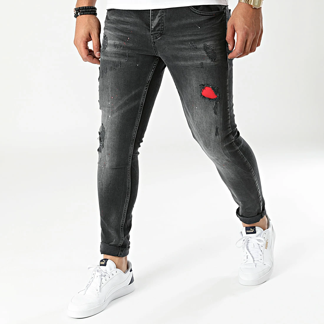 Meilleure vente 😀 Jean Skinny 3526 Gris Anthracite de Classic Series 😀 3 Meilleure vente 😀 Jean Skinny 3526 Gris Anthracite de Classic Series 😀