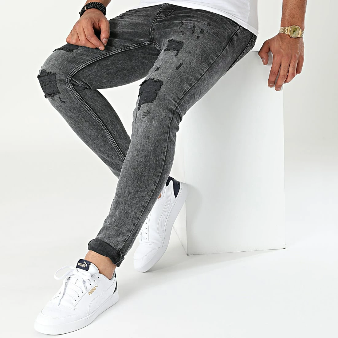 Coupon 🌟 Jean Skinny DHZ-3481 Gris Anthracite de Classic Series 👍 5 Coupon 🌟 Jean Skinny DHZ-3481 Gris Anthracite de Classic Series 👍 – Image 3