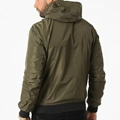 Meilleure affaire 😍 Coupe-Vent LP55664-K Vert Kaki de Classic Series 🔥 -Classic Series Soldes classic series 285097 LP55664 K KAKI 20210922T151145 04