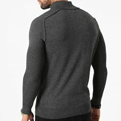 Meilleure vente 🔥 Pull Col Montant 2103 Gris Anthracite Chiné de Classic Series 😍 -Classic Series Soldes classic series 285166 2103 ANTHRACITE BLACK 20210922T151031 04