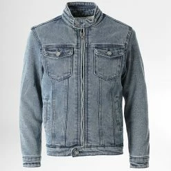 Meilleure affaire 🔔 Veste Jean Enfant YJ-73 Bleu Wash de Classic Series ⌛