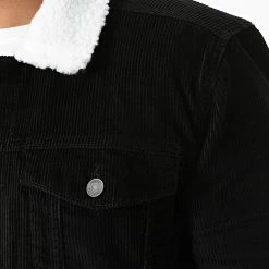 Remise 👏 Veste Velours Col Mouton Corduroy Teddy Noir de Classic Series 😀 7 Remise 👏 Veste Velours Col Mouton Corduroy Teddy Noir de Classic Series 😀 -Classic Series Soldes classic series 287181 JIB DP AW20 046 001 20211006T103011 02