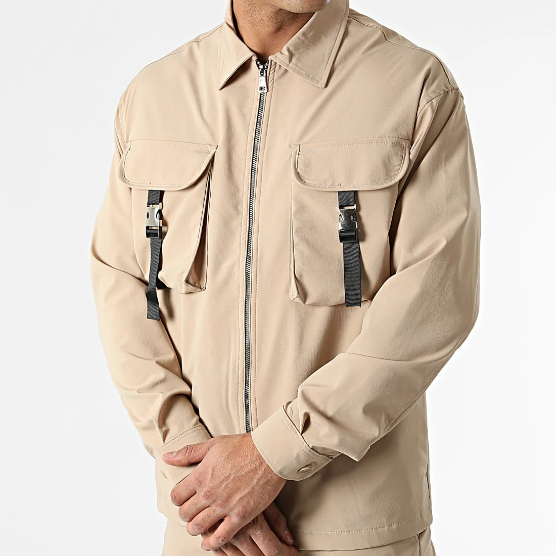 De gros ⭐ Ensemble Pantalon Cargo Chemise 8129-2516 Camel de Classic Series 🔔 4 De gros ⭐ Ensemble Pantalon Cargo Chemise 8129-2516 Camel de Classic Series 🔔 – Image 2