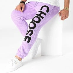 Remise 👏 Pantalon Jogging Fourrure 21543 Violet de Classic Series ✔️ -Classic Series Soldes classic series 288980 SW 21543 LILA 20211021T162428 03
