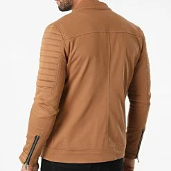 Sortie 😀 Veste Biker 101 Camel de Classic Series 🛒 -Classic Series Soldes classic series 289877 101 CAMEL 20211027T161821 04