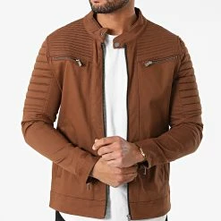 Les meilleures critiques de 🔔 Veste Biker 101 Marron de Classic Series 🔔 -Classic Series Soldes classic series 290010 101 TABAC 20211027T161725 03