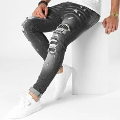 Acheter 🎉 Jean Skinny DHZ-3505-1 Gris Anthracite de Classic Series 🔔 -Classic Series Soldes classic series 290055 DHZ 3505 1 20211029T160037 03