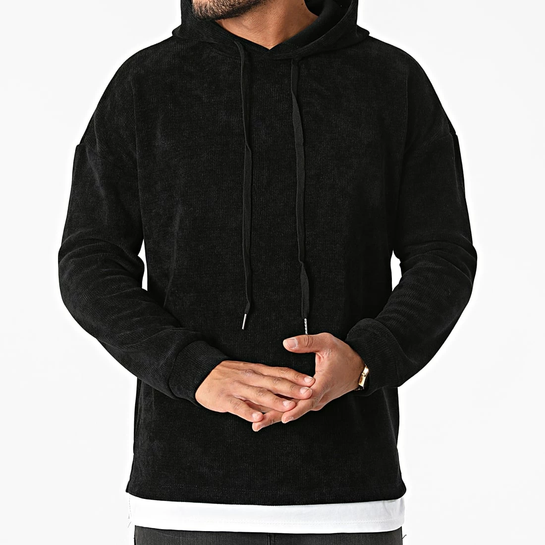 Meilleure affaire 🤩 Sweat Capuche 219170 Noir de Classic Series ⭐ 5 Meilleure affaire 🤩 Sweat Capuche 219170 Noir de Classic Series ⭐ – Image 3