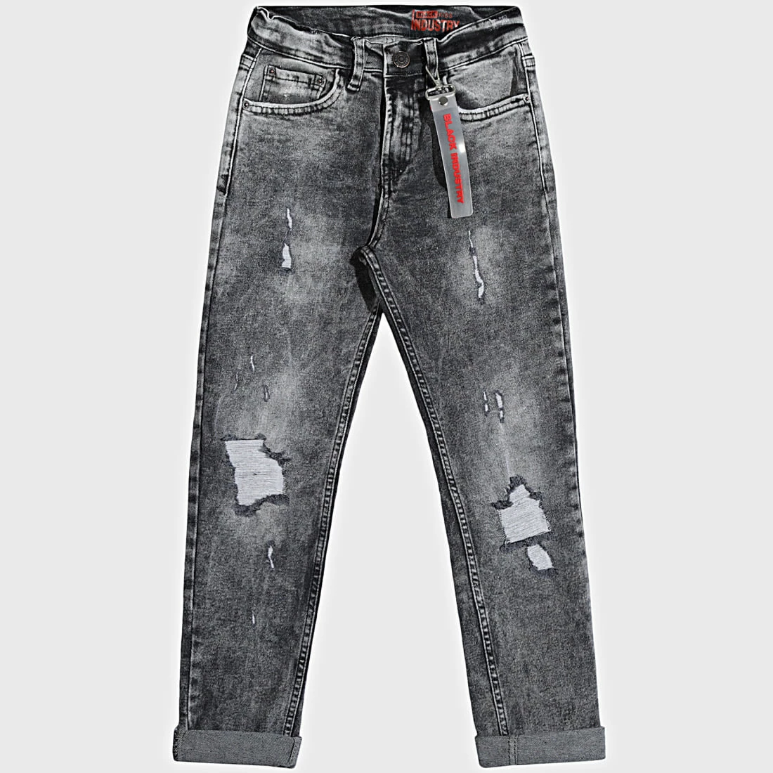 Le moins cher ❤️ Jean Skinny Enfant 1009 Gris de Classic Series ⌛ 3 Le moins cher ❤️ Jean Skinny Enfant 1009 Gris de Classic Series ⌛