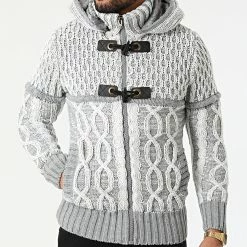 Acheter ✔️ Gilet Zippé Capuche 1020 Gris Blanc de Classic Series 🌟 8 Acheter ✔️ Gilet Zippé Capuche 1020 Gris Blanc de Classic Series 🌟 -Classic Series Soldes classic series 291061 1020 GREY 20211111T155749 03