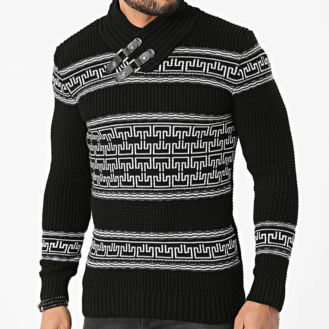 Meilleure affaire 🌟 Pull Col Amplified 2082 Noir de Classic Series 😍 3 Meilleure affaire 🌟 Pull Col Amplified 2082 Noir de Classic Series 😍