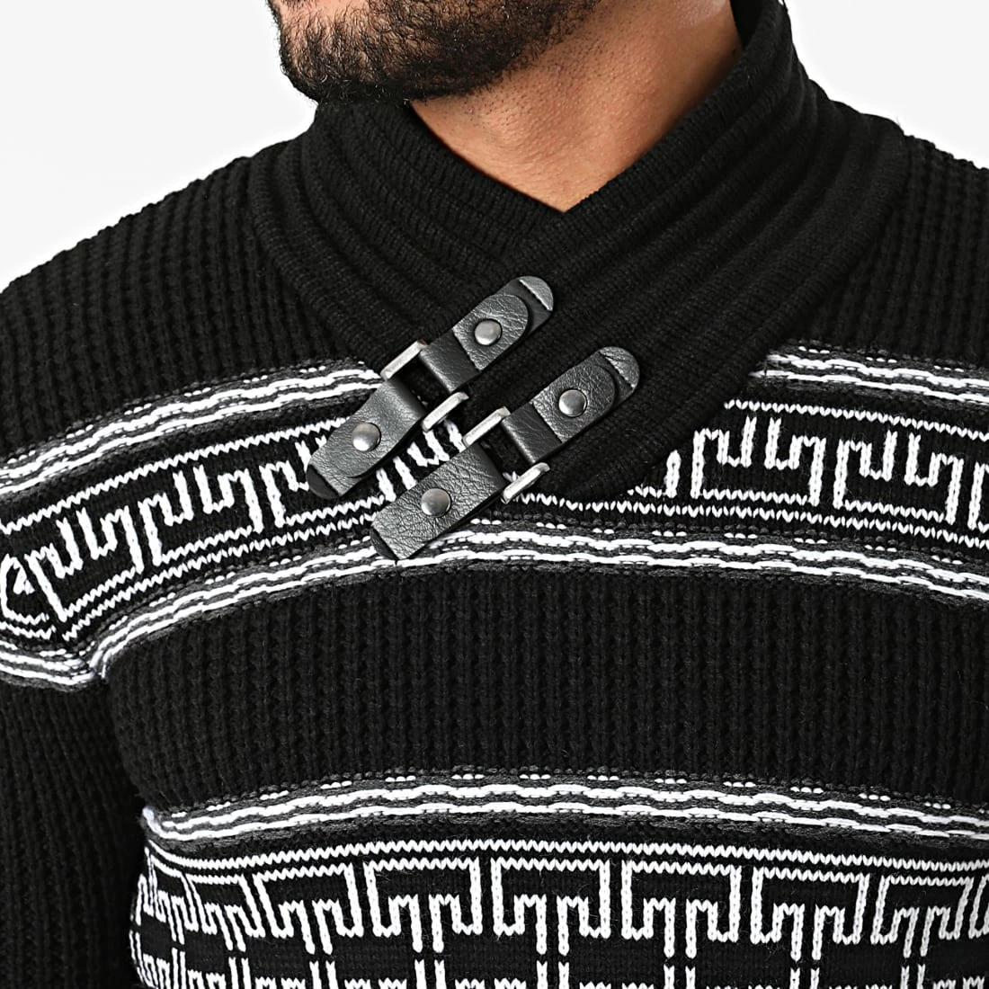 Meilleure affaire 🌟 Pull Col Amplified 2082 Noir de Classic Series 😍 4 Meilleure affaire 🌟 Pull Col Amplified 2082 Noir de Classic Series 😍 – Image 2