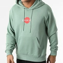 Sortie 🎁 Sweat Capuche 55-30 Vert de Classic Series 🧨