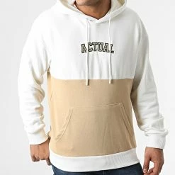 Remise 😉 Sweat Capuche 55-29 Beige Blanc de Classic Series 🧨 -Classic Series Soldes classic series 291255 55 29 EKRU 20211111T160649 03