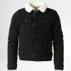 Promo 😉 Veste Jean Col Mouton Enfant K-591 Noir de Classic Series ⭐ -Classic Series Soldes classic series 292217 K 591 20211122T122351 01