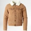 Meilleure affaire 🎁 Veste Jean Col Mouton Enfant K-432 Camel de Classic Series 🤩