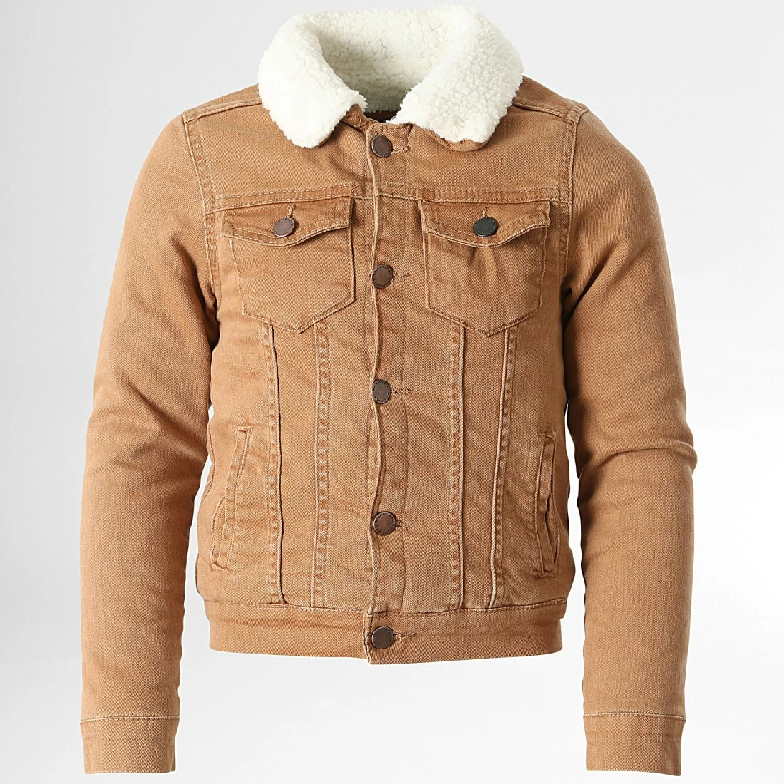 Meilleure affaire 🎁 Veste Jean Col Mouton Enfant K-432 Camel de Classic Series 🤩 3 Meilleure affaire 🎁 Veste Jean Col Mouton Enfant K-432 Camel de Classic Series 🤩